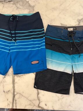 Men/Teen Bundle of Vineyard Vines and Ripcurl Board Shorts -Size 28